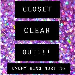 Closet Clear Out Sale! Summer ‘24